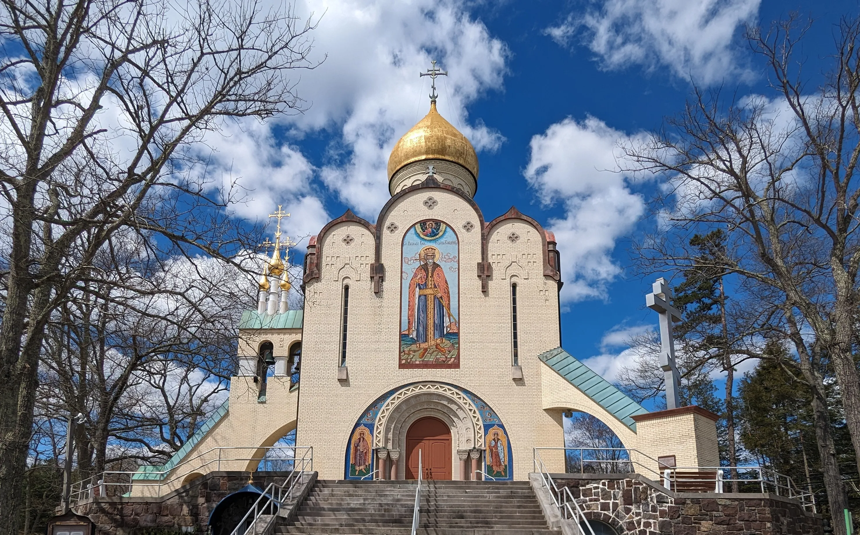 The church in spring