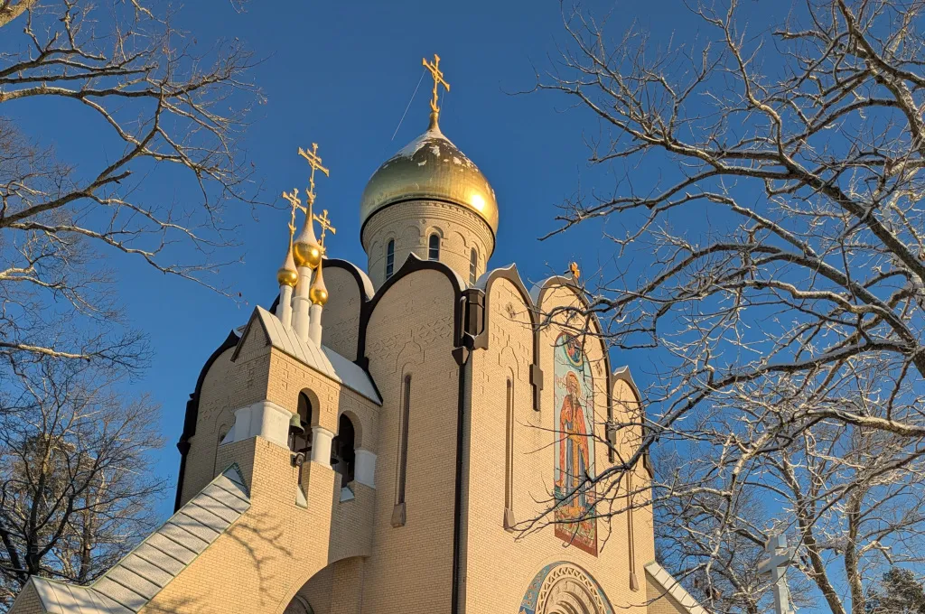 The church in winter